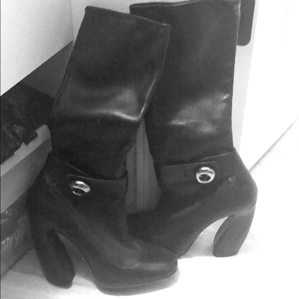 Prada black boots
